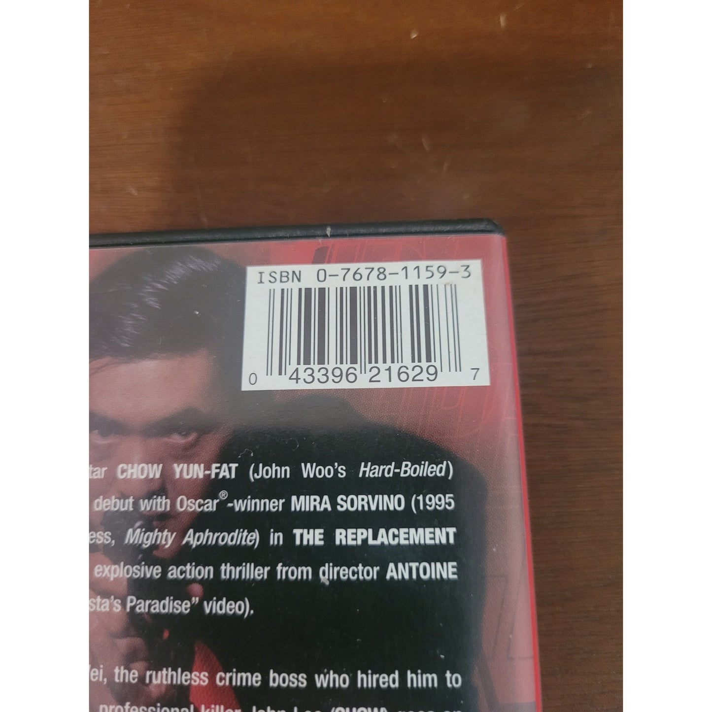 The Replacement Killers DVD 1998 Action Thriller – Chow Yun-Fat, Mira Sorvino