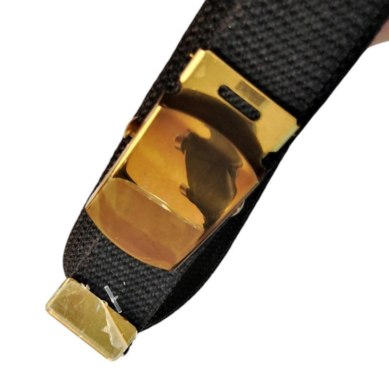 US Military 1" Navy Blue Web Belt 23" Brass Buckle Issued