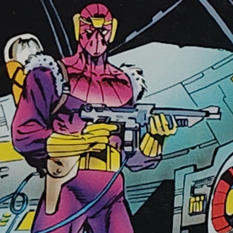 Marvel Comics Super-Villains - Baron Zemo, Card 53, 1993 Marvel Entertainment