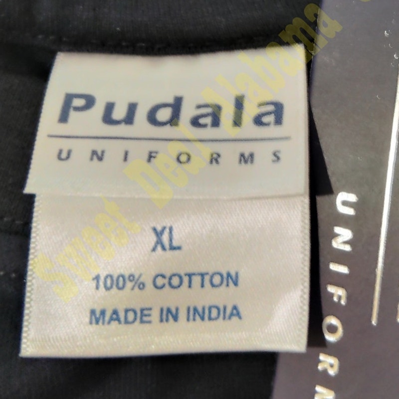 Pudala Black Tactical Shirt – "Security" – Short Sleeve, Size: X-Large