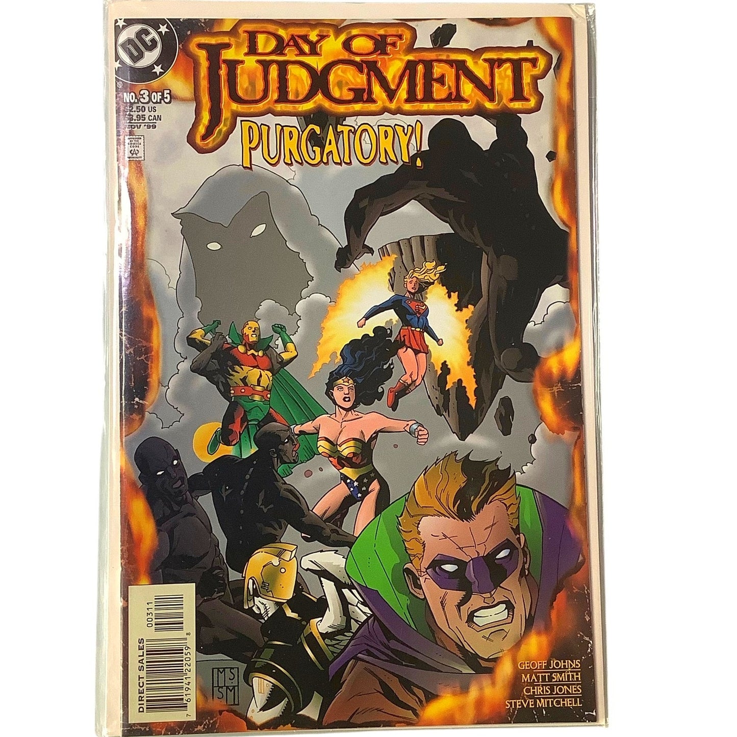Day of Judgment Vol 1 #3, Choosing Sides, Nov. 1999, DC Comics, NM 9.4