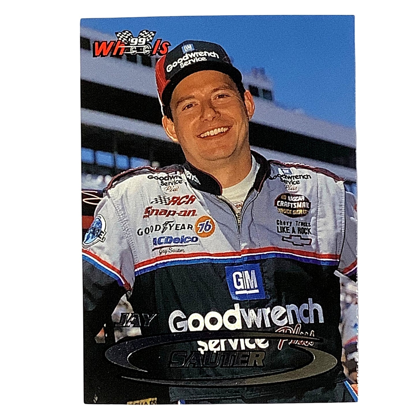 Jay Sauter #3 Goodwrench, 1999 Wheels Card 89 NASCAR Craftsman Truck Series, NM+