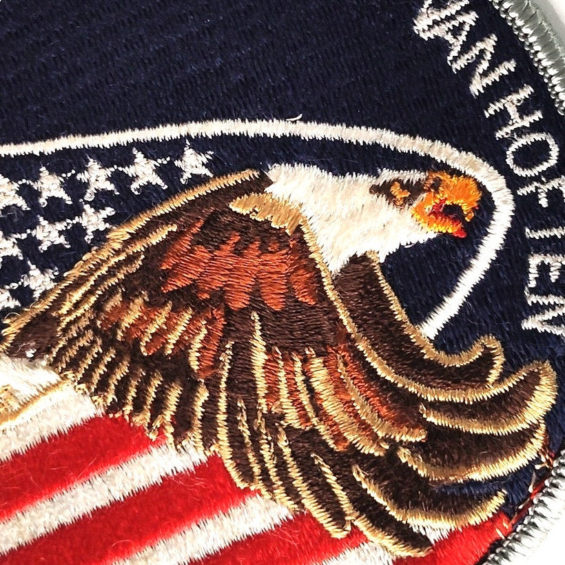 NASA STS‑51‑I Mission Patch Discovery Crew Eagle 3‑7/8" Sew‑On, Embroidered