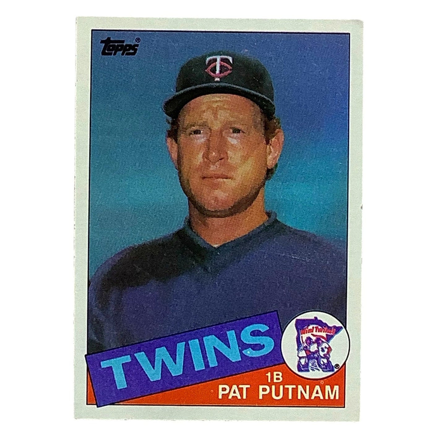 Pat Putnam, Minnesota Twins, MLB, 1985 Topps Card 535, EX/NM