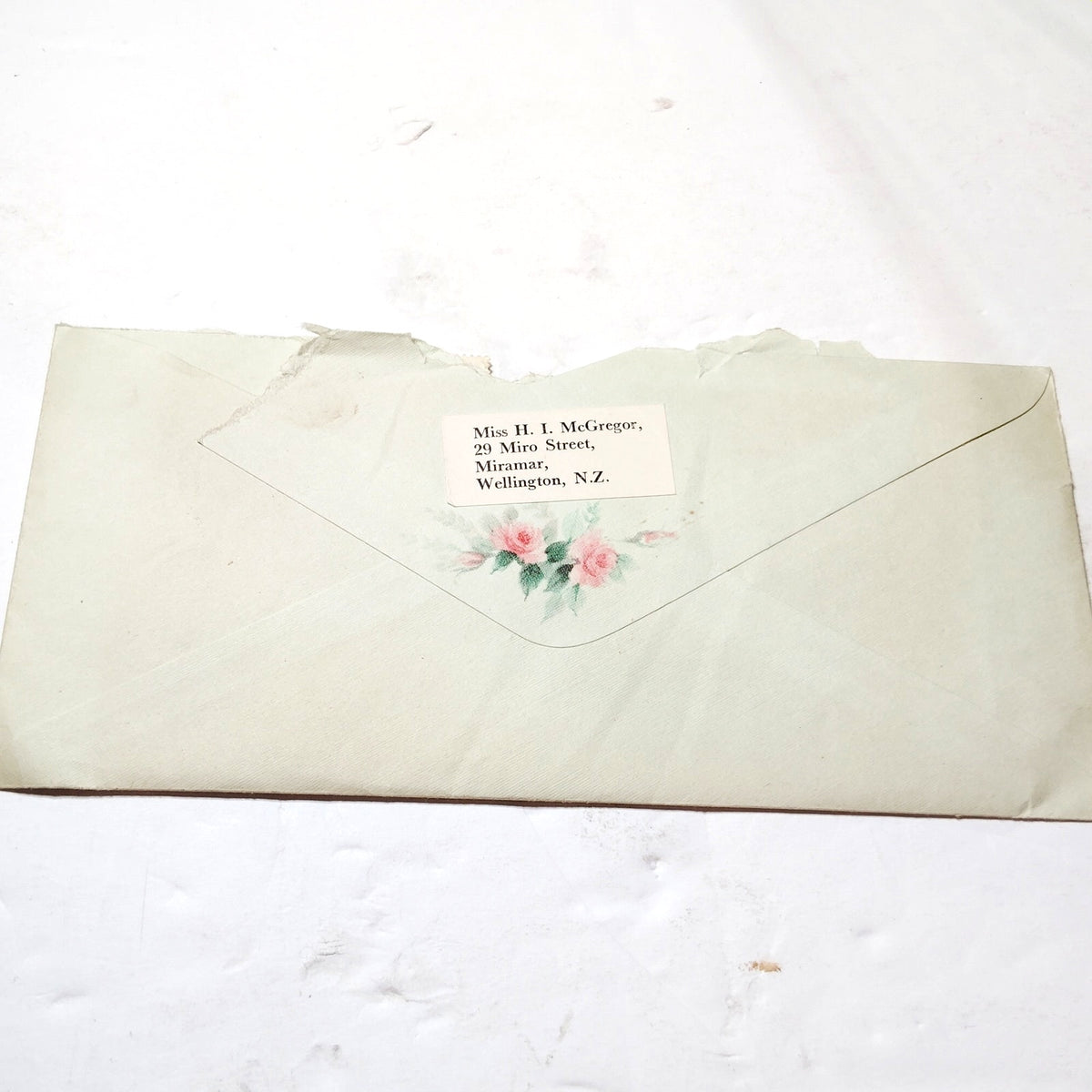 New Zealand 8c Flag Stamp Air Mail Cover 1960s to Birmingham Alabama