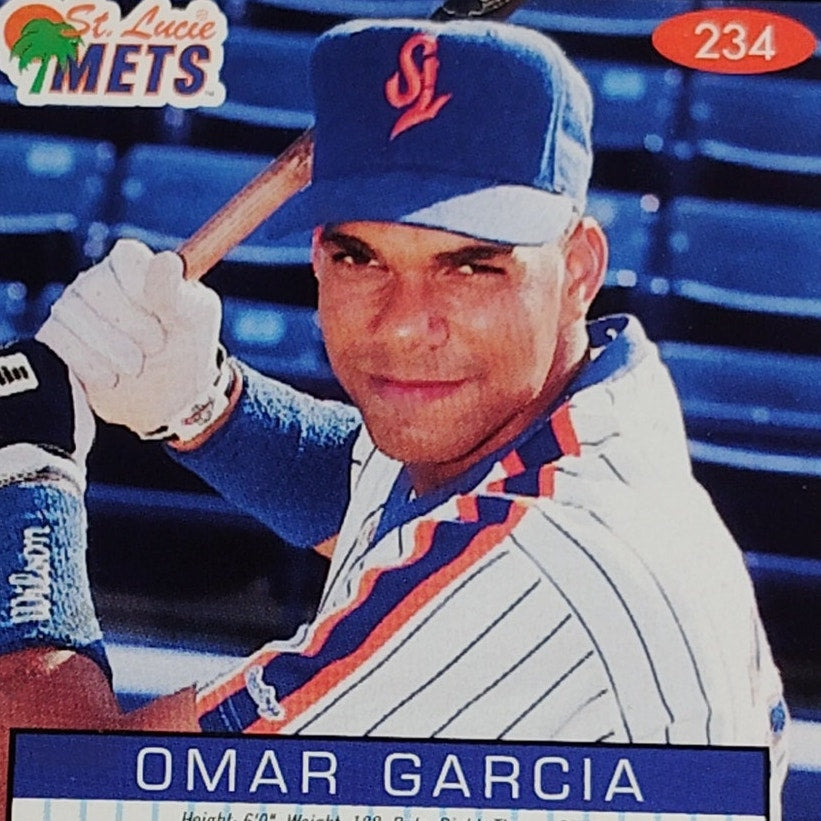 Omar Garcia, St. Lucie Mets, No. 234, 93-94 Fleer Excel Minor Leagues