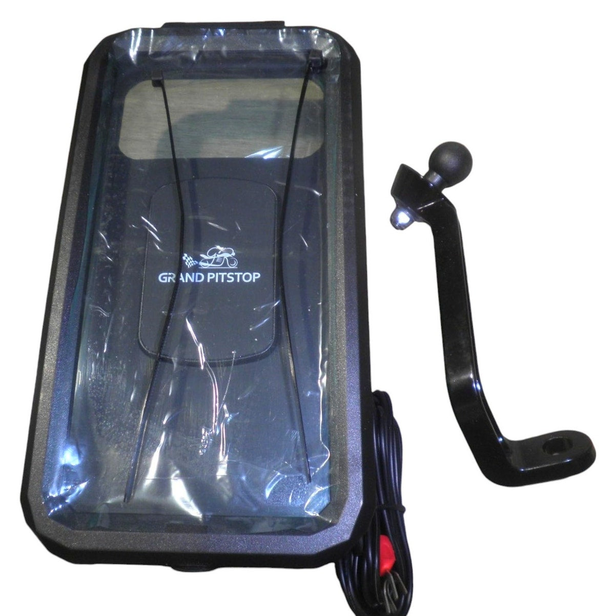 PITSTOP Anti-Theft Waterproof Motorcycle Phone Holder for 5.5"-6.8" Cellphones