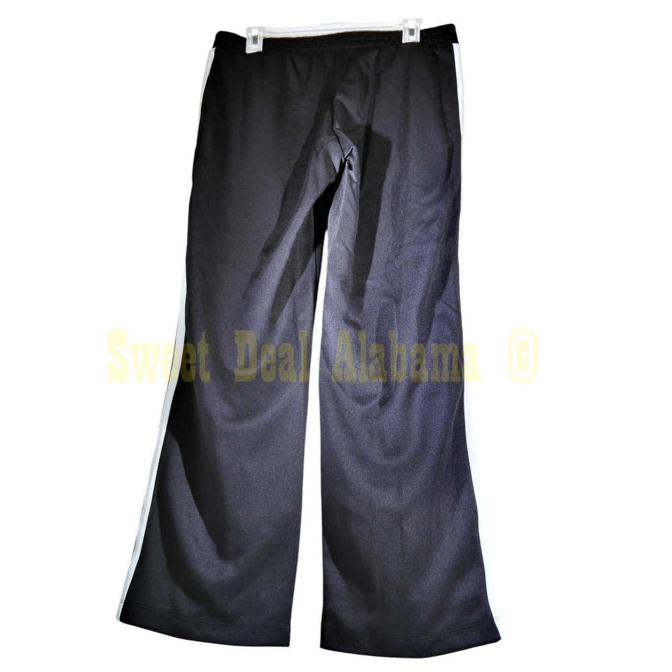 Women's High-Rise Track Pants - Wild Fable, Medium, Black w/ Red & White Stripe
