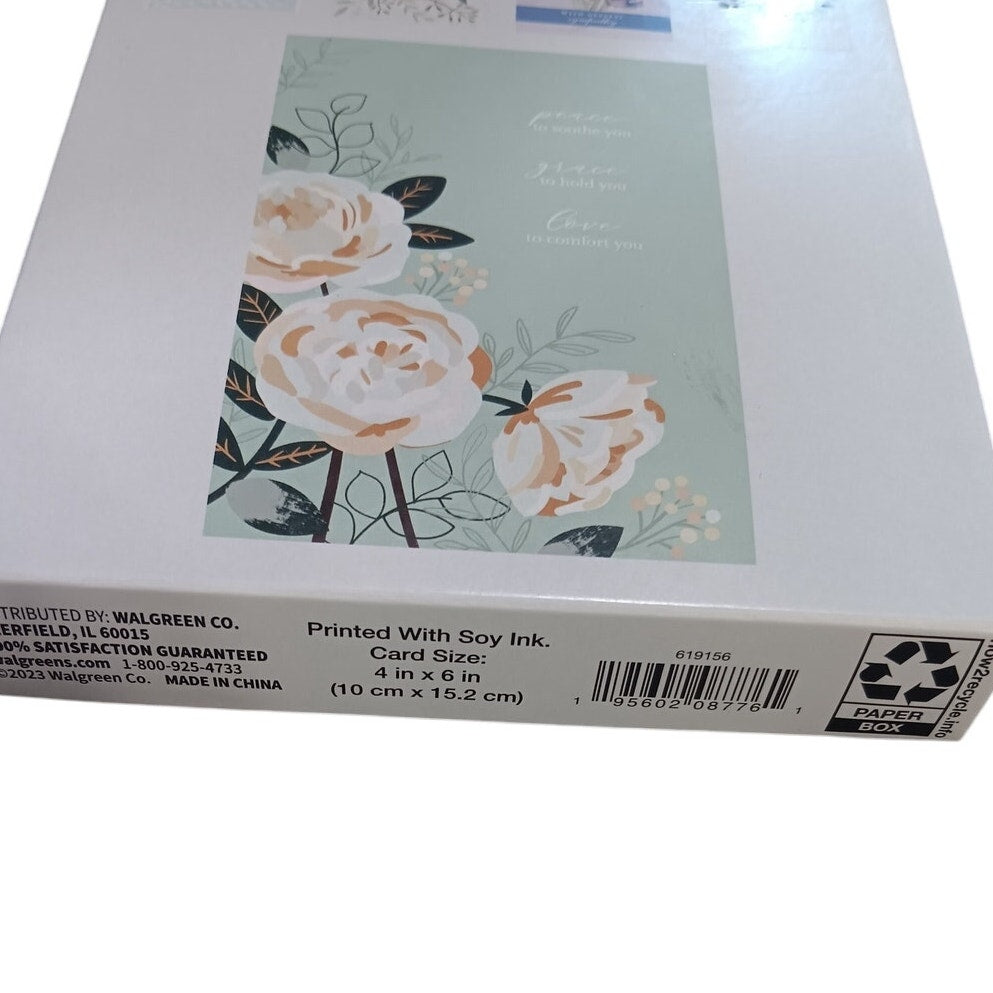 ME Sympathy Cards - 10-Pack - 5 Styles x 2 Each - 4"x6" - Soy Ink - PN 619156