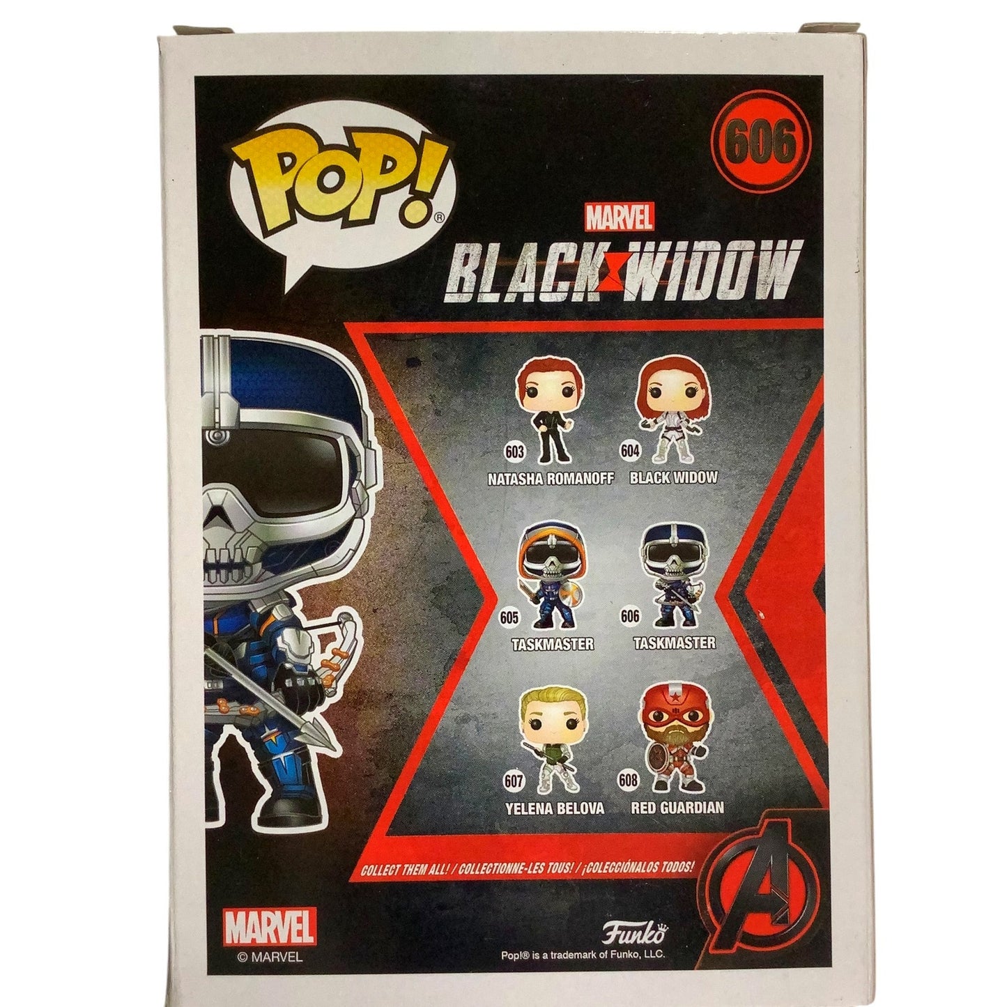 Funko POP! #606 Marvel Black Widow - Taskmaster - Bobblehead FAC-053571-20002