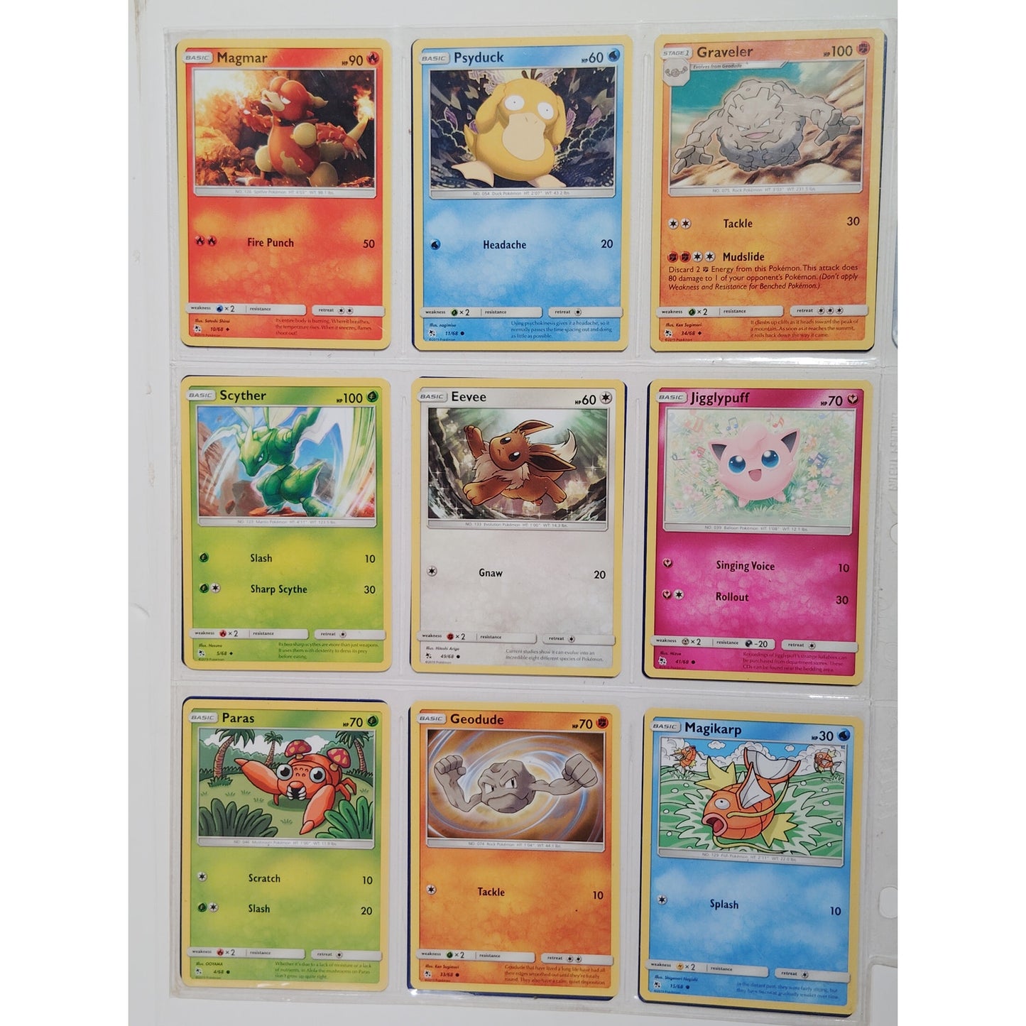 18 Random Pokémon Cards Pictured, Actual Photos Provided