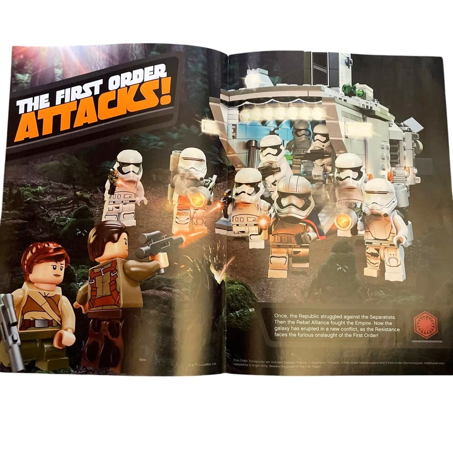 Lego Star Wars The Force Awakens, 2015 Full Color, Lego Club Mini Figures List