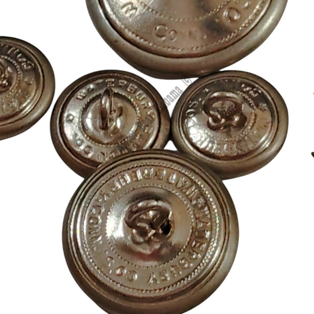 10 Waterbury Button Co Civil Air Patrol Buttons 3x 45, 4x 24, 1x 35, 4x 20 Ligne