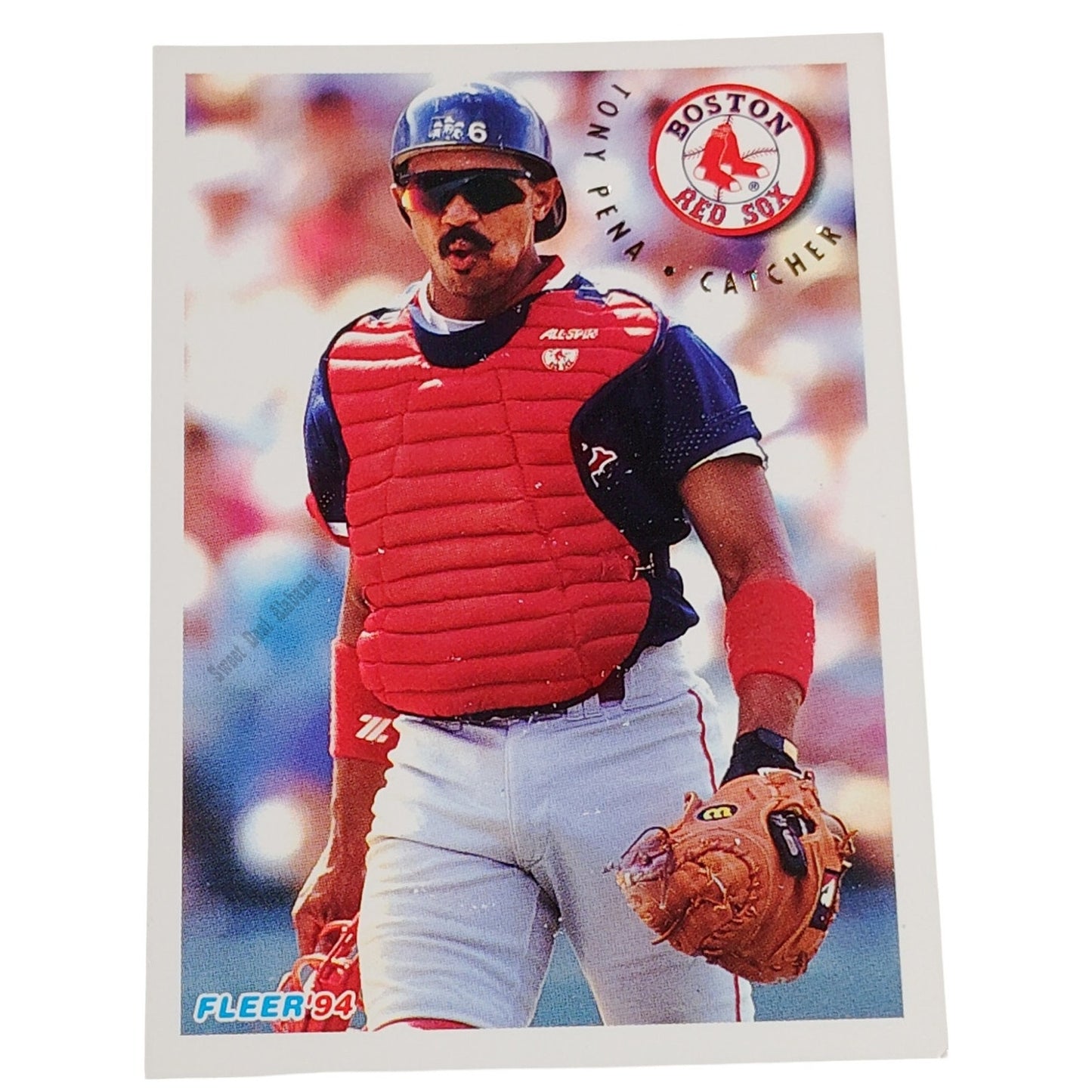Tony Pena, Boston Red Sox, #37, 1994 Fleer Baseball Collector's Card