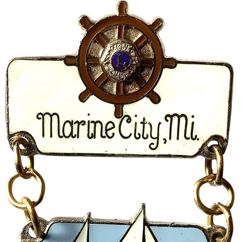 Vintage 1985 Lions Club International, Carrier Sailboat, Marine City, MI