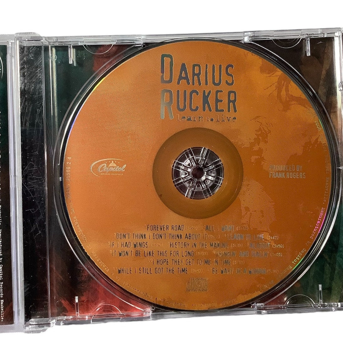 Learn To Live, Darius Rucker, 2008 Music CD, EUC, Original Artwork, Case