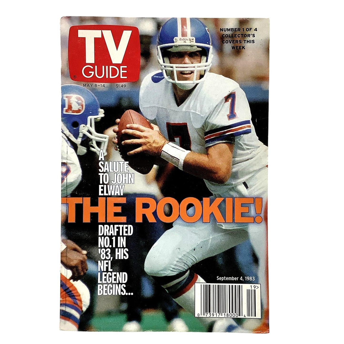 Lot/4, May 8, 1999 Collectible TV Guide- John Elway, Interview by Terry Bradshaw