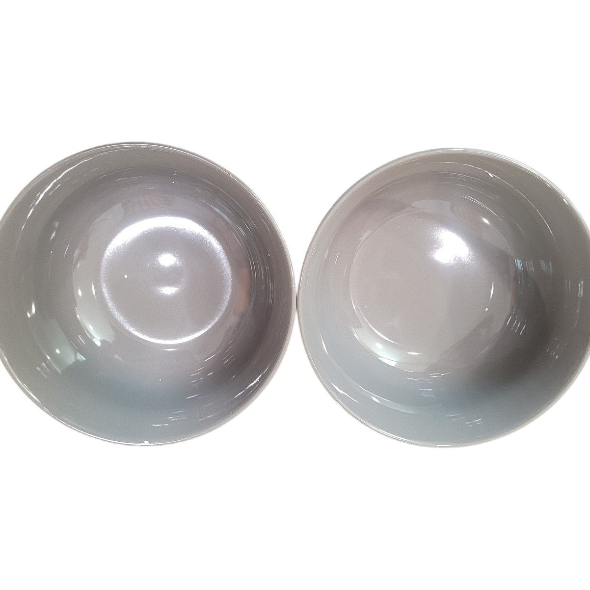 2-PK Fluted Stoneware Serve Bowls Gray Hearth & Hand with Magnolia, Large 9.75"D
