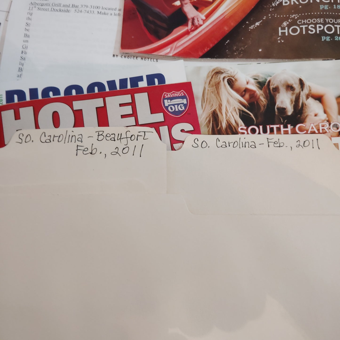 South Carolina Travel Ephemera: Beaufort, Columbia, Lowcountry Guides 2010s 5 lb