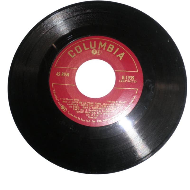 Rare Columbia Record- Doris Day / Frank Sinatra Vol. 2 Young at Heart 45 EP B-1939