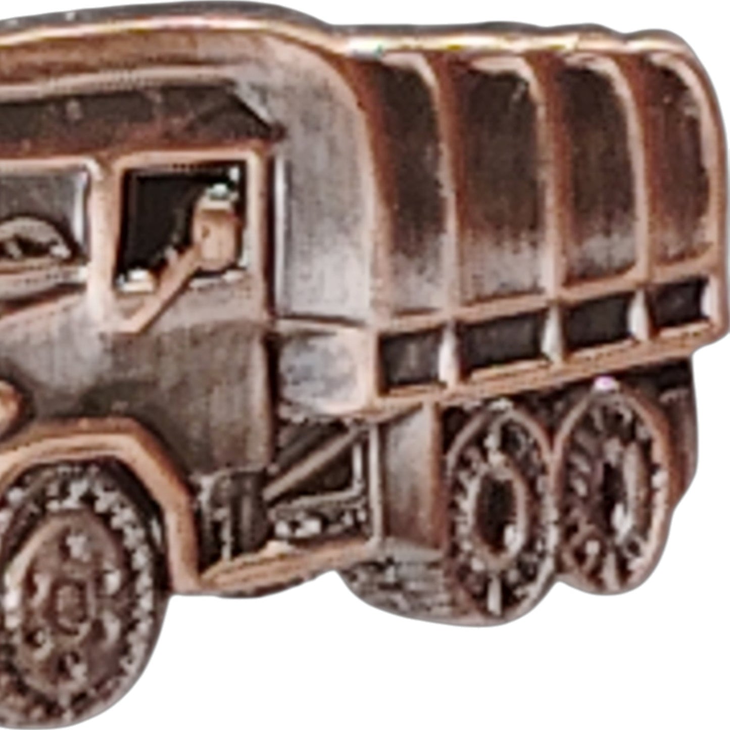 Deuce and Half M35 Truck, Collector's Hat, Lapel, Brooch Pin 1-1/4"W x 3/4"H