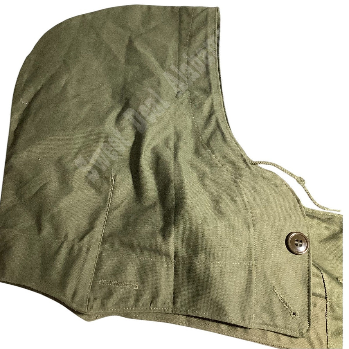 1951 Field Jacket Hood, ODG, Large (44-46-48) Worn under Steel Helmets on Jacket