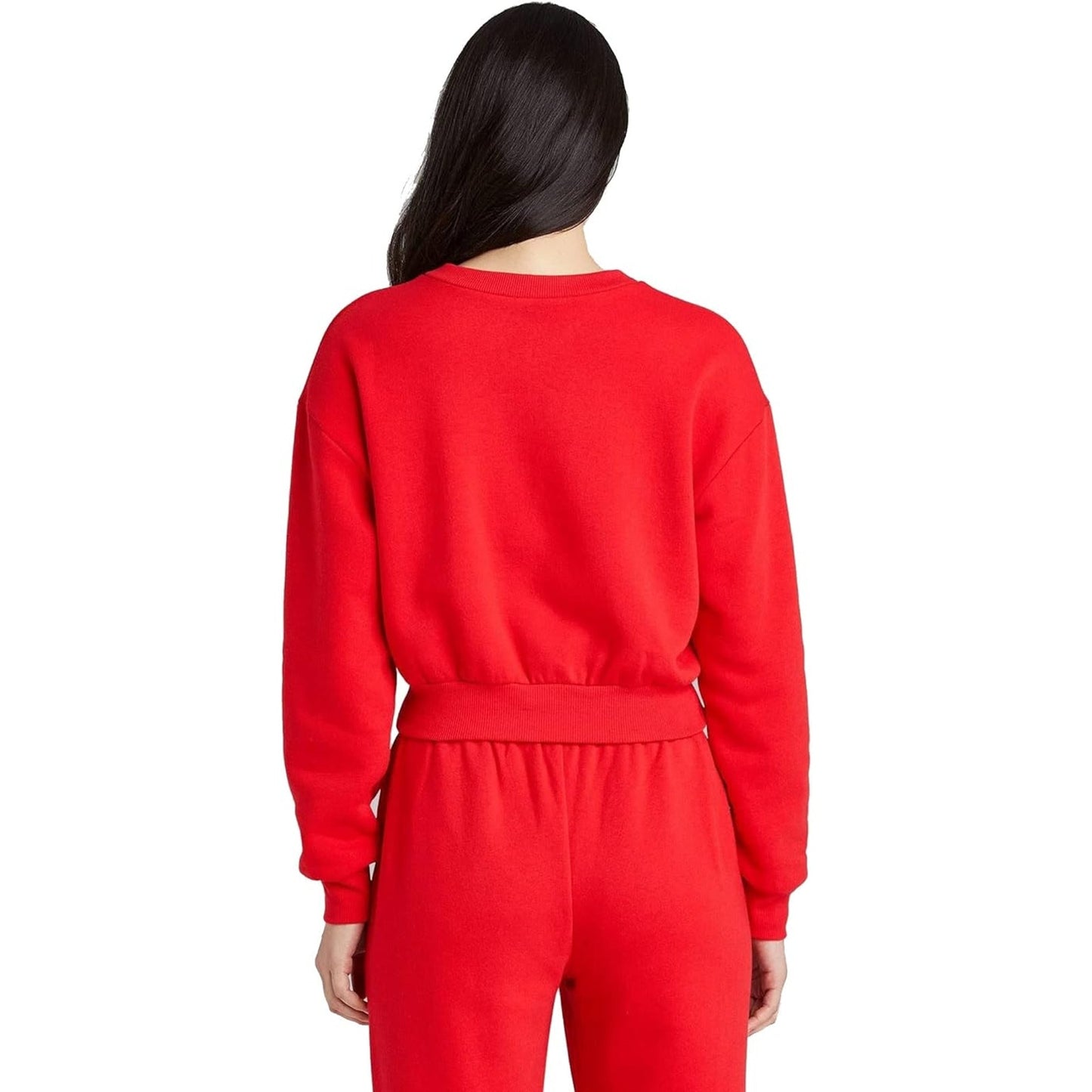 Wild Fable Cropped Sweatshirt – Red X-Large| Pullover, Long Sleeve, Crew Neck