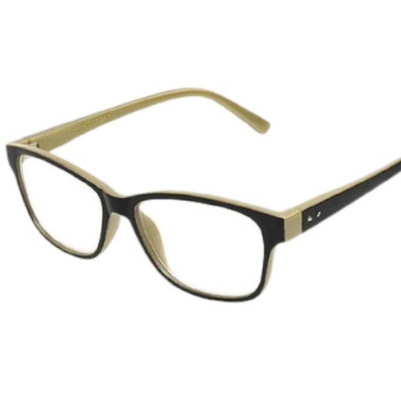 Foster Grant Kinsey Gold Reading Glasses Gold with Case, +2.75