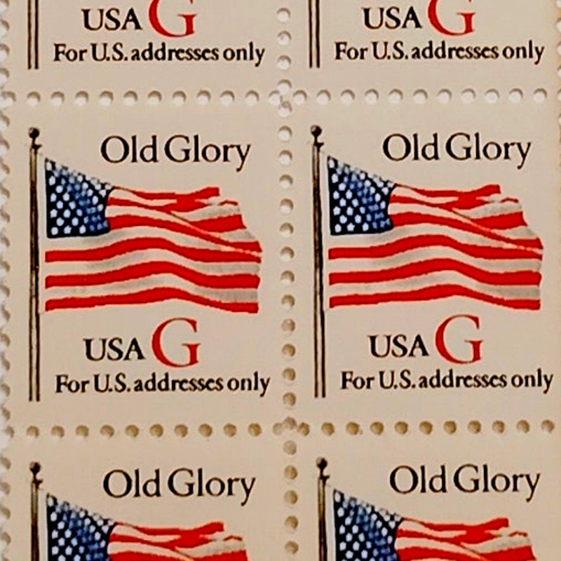 Block of 10 – 1995 USA “G” Rate Old Glory 32¢ MNH Non‑Denominated