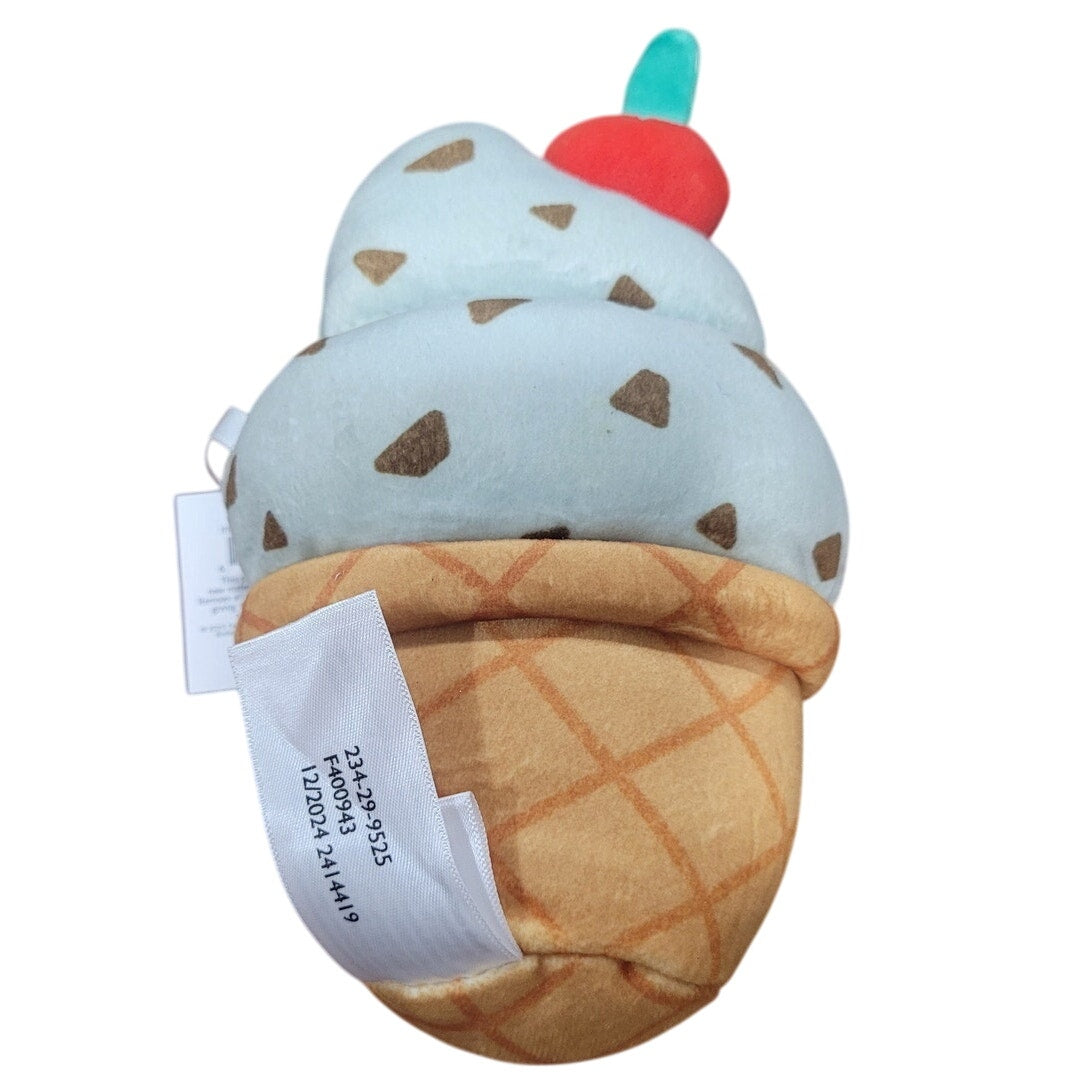 Plush Ice Cream Cone with Cherry on Top – F400943 Small Stuffed Toy