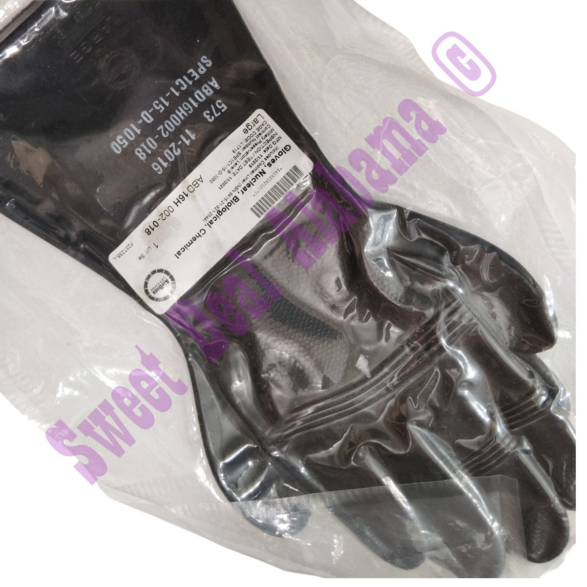 Chemical Protective Glove Set, 8415-21-921-2170, Large