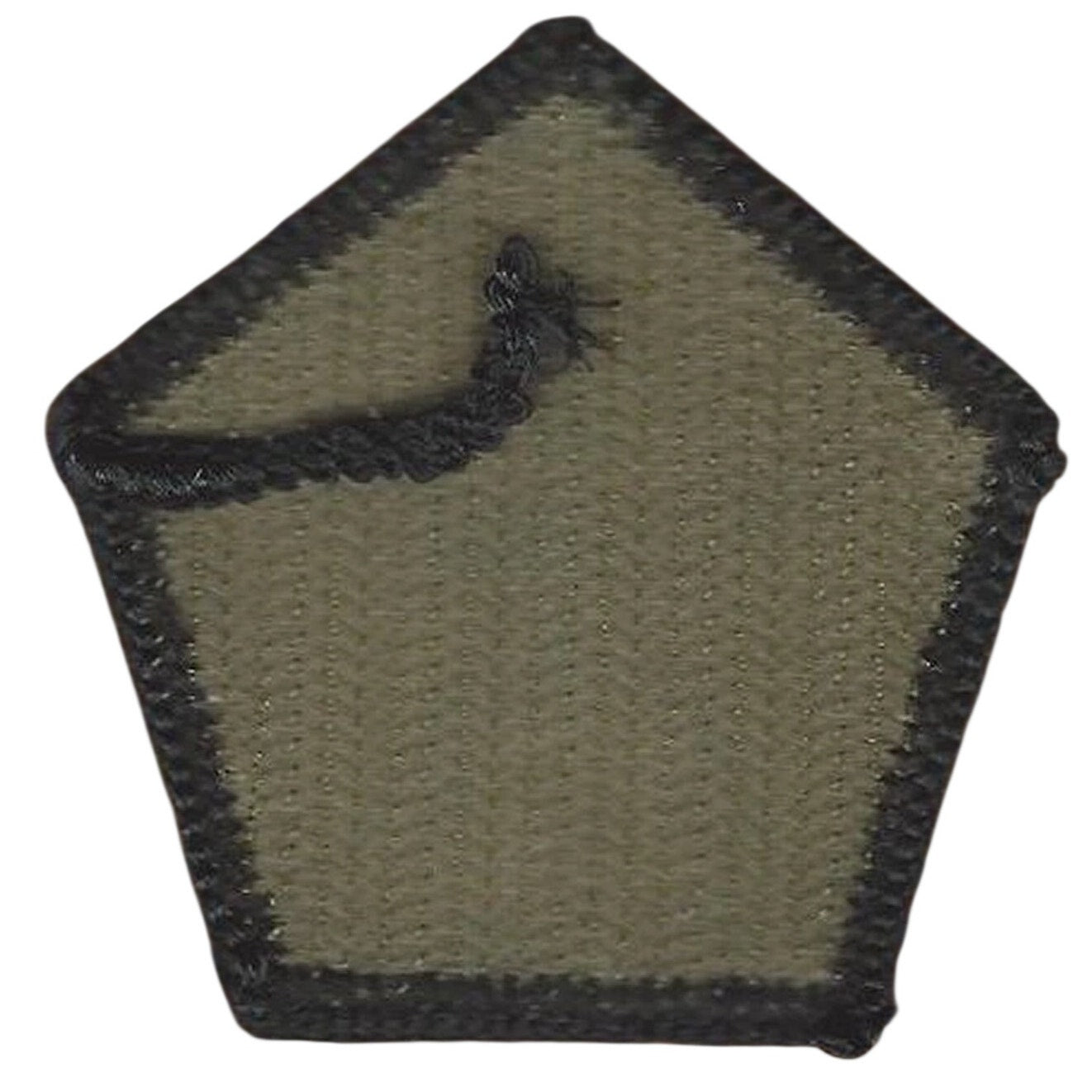 US Army V Corps 5th Corps SSI Patch Black on Bagby Green Hook Back 2"