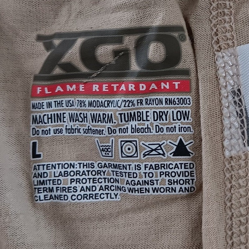 XGO FR Base Layer Pants - Large - 78/22 Modacrylic/FR Rayon - RN63003 - USA Made