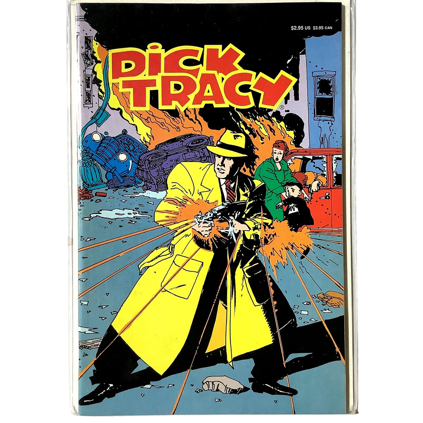 Dick Tracy #3, 1990 , Movie Adaptation. W.D. Publications Inc., NM 9.4