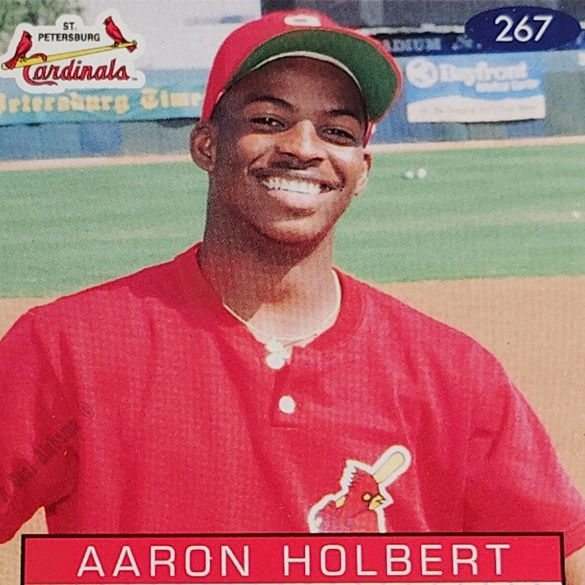Aaron Holbert, St. Petersburg Cardinals, #267, 93-94 Fleer Excel Minor Leagues