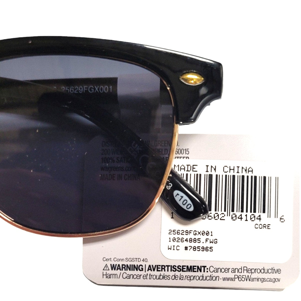 Foster Grant West Loop Sunglasses, 100% UVA-UVB Lens
