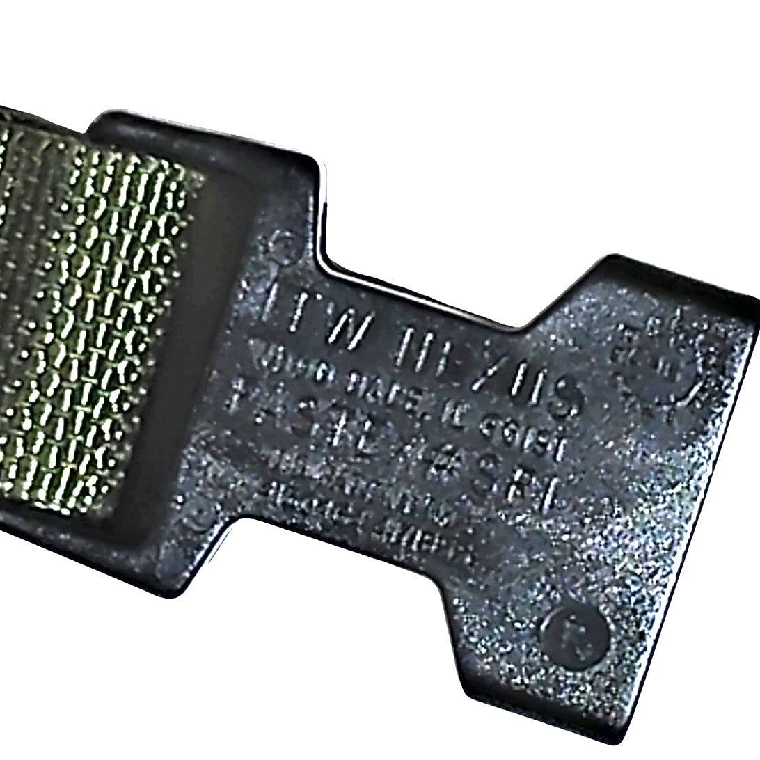 11" x 1" Nylon Strap Extension – Male Buckle End, Olive Drab Webbing
