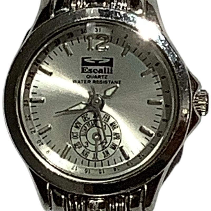 Escalli Ladies Watch, Silver Tone Band and Trim, 25mm Face, Non-Operable