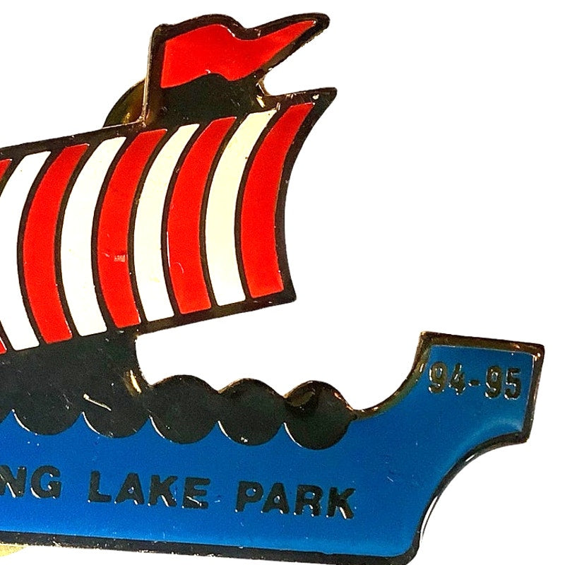 Vintage 1995 Lions Club International, Old Ship Lapel Pin, Spring Lake Park 5M7
