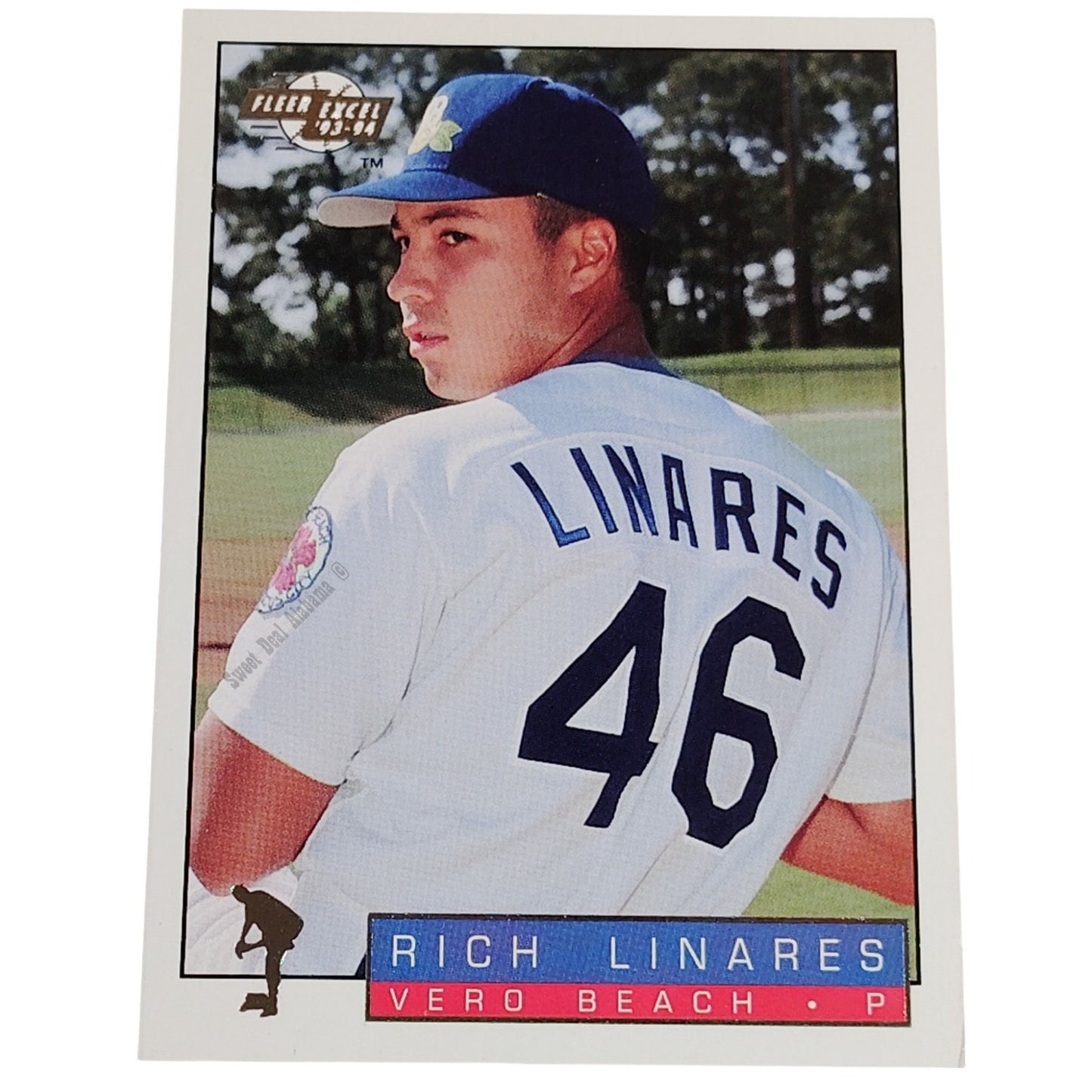 Rich Linares, Vero Beach Dodgers, No. 217, 93-94 Fleer Excel Minor Leagues