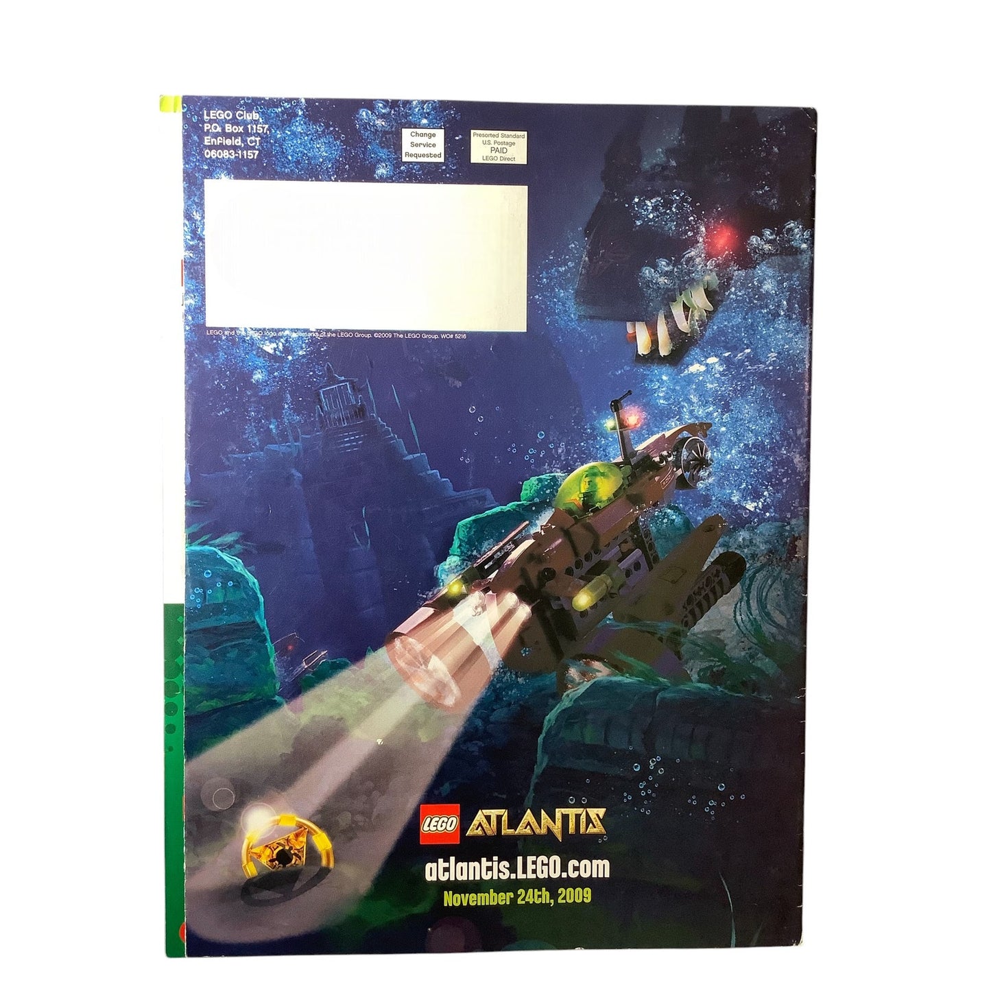 5 x Back Issues Lego Club Magazines, 5 issues from 2010-2015 Pictured