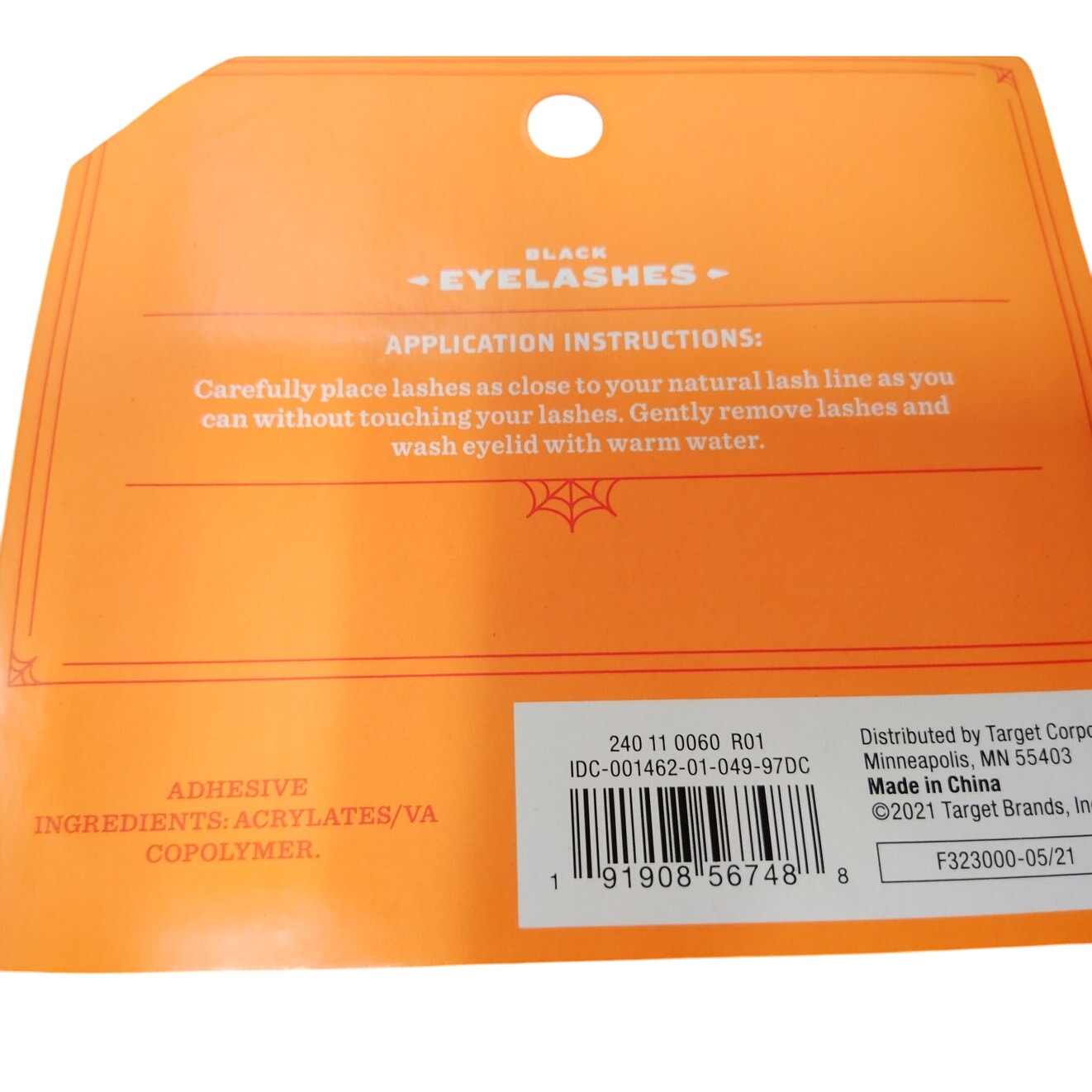 2-Pack Hyde & EEK! Boutique Halloween Fake Eyelashes – Blue & Silver Glitter