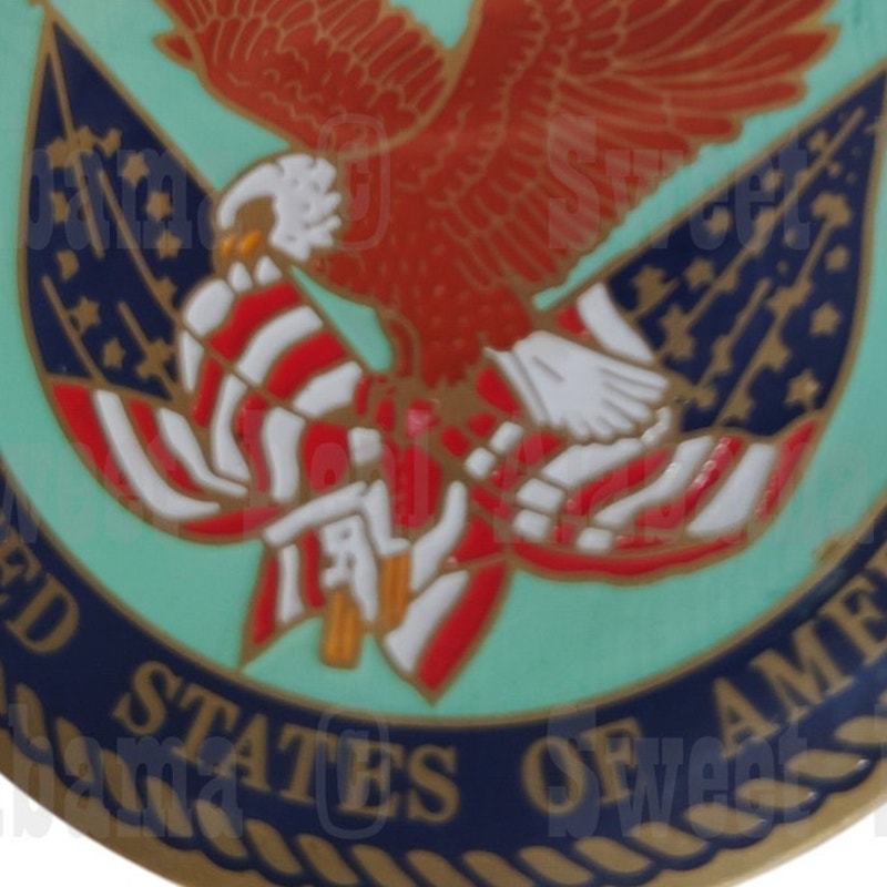 Dept Veteran Affairs U.S. Novelty Emblem, 2" Display Plaque Sticker Emblem