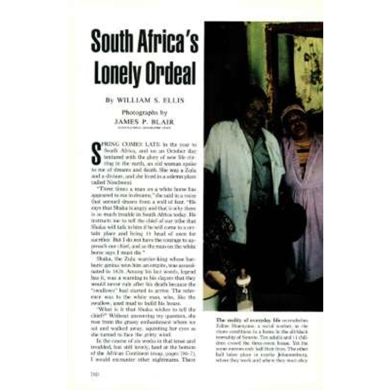 National Geographic Magazine June 1977, Mexico, S Africa, Loch Ness, Maine &More