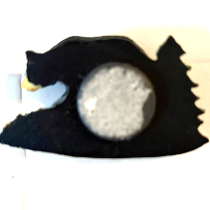 Green Granite Inn NH Black Bear 3D Resin Fridge Magnet White Mountains 2.88x1.75