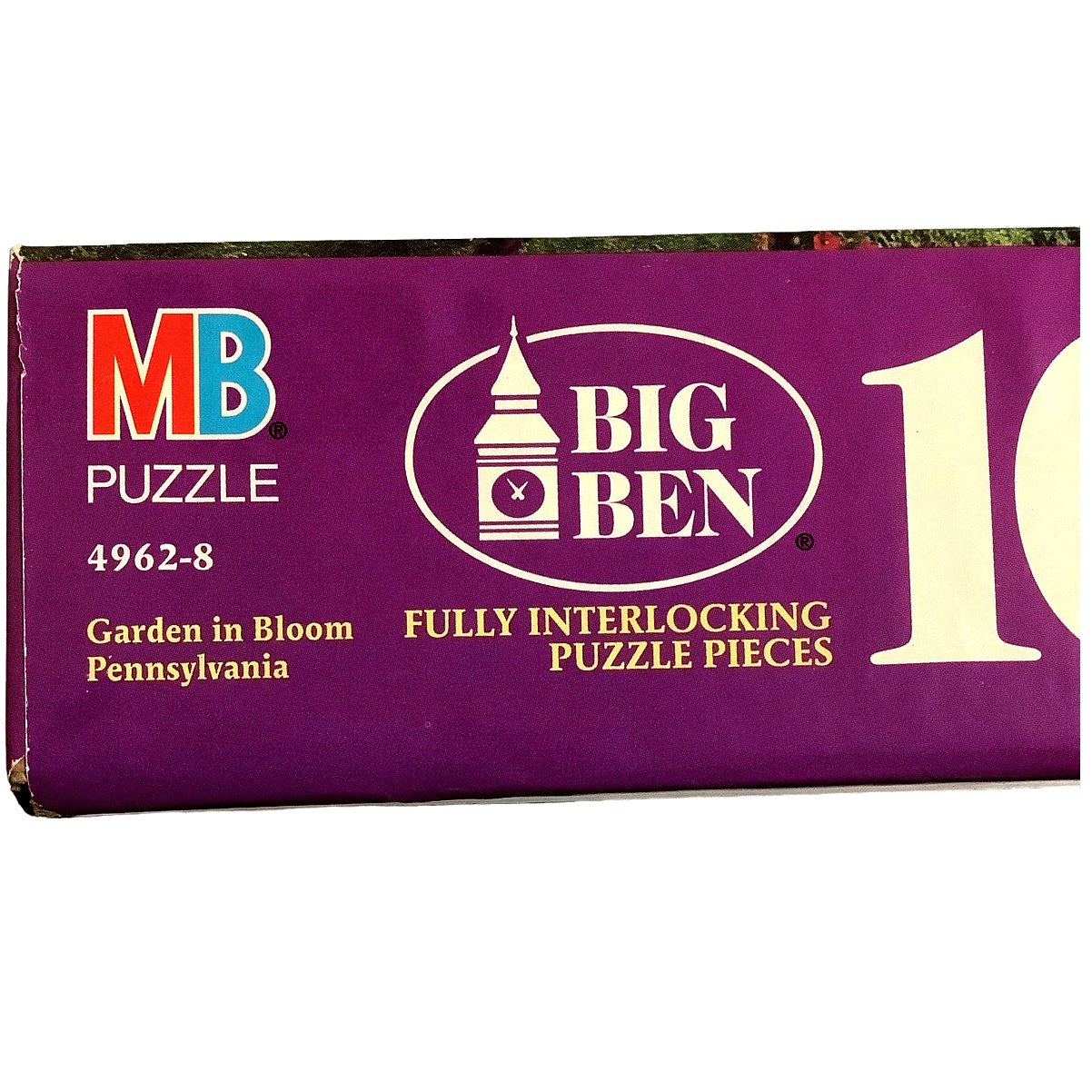 1993 Hasbro MB 1000 PC Jigsaw Puzzle, Garden in Bloom, PA #4962-8 NIB Ages 12+