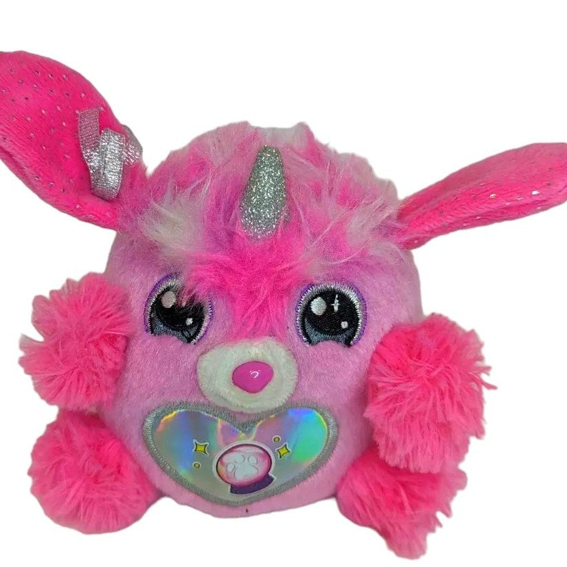 Zuru Rainbocorns Puppycorn Crystal Ball Surprise Pink Plush 4.5" Puppy Unicorn