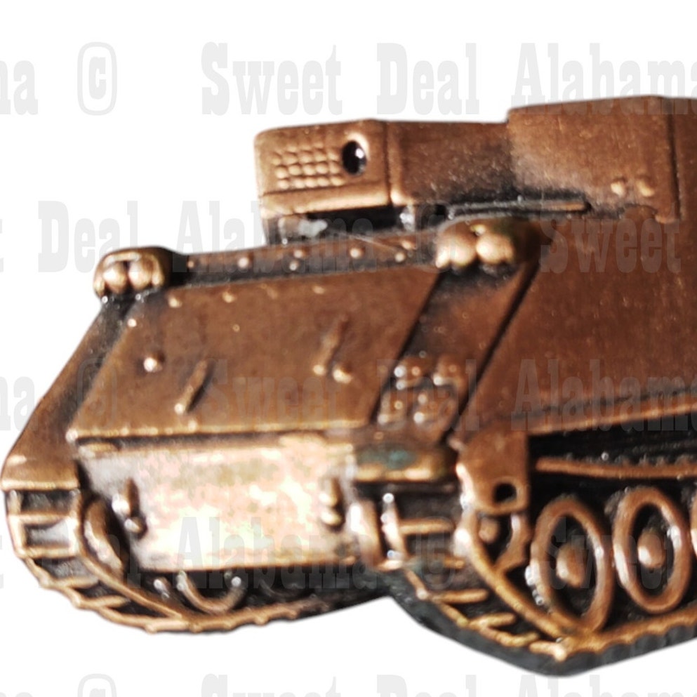 Armored Personnel Carrier (APC) M-113 Vehicle Hat, Lapel Pin 1-1/4"W x 3/4"H