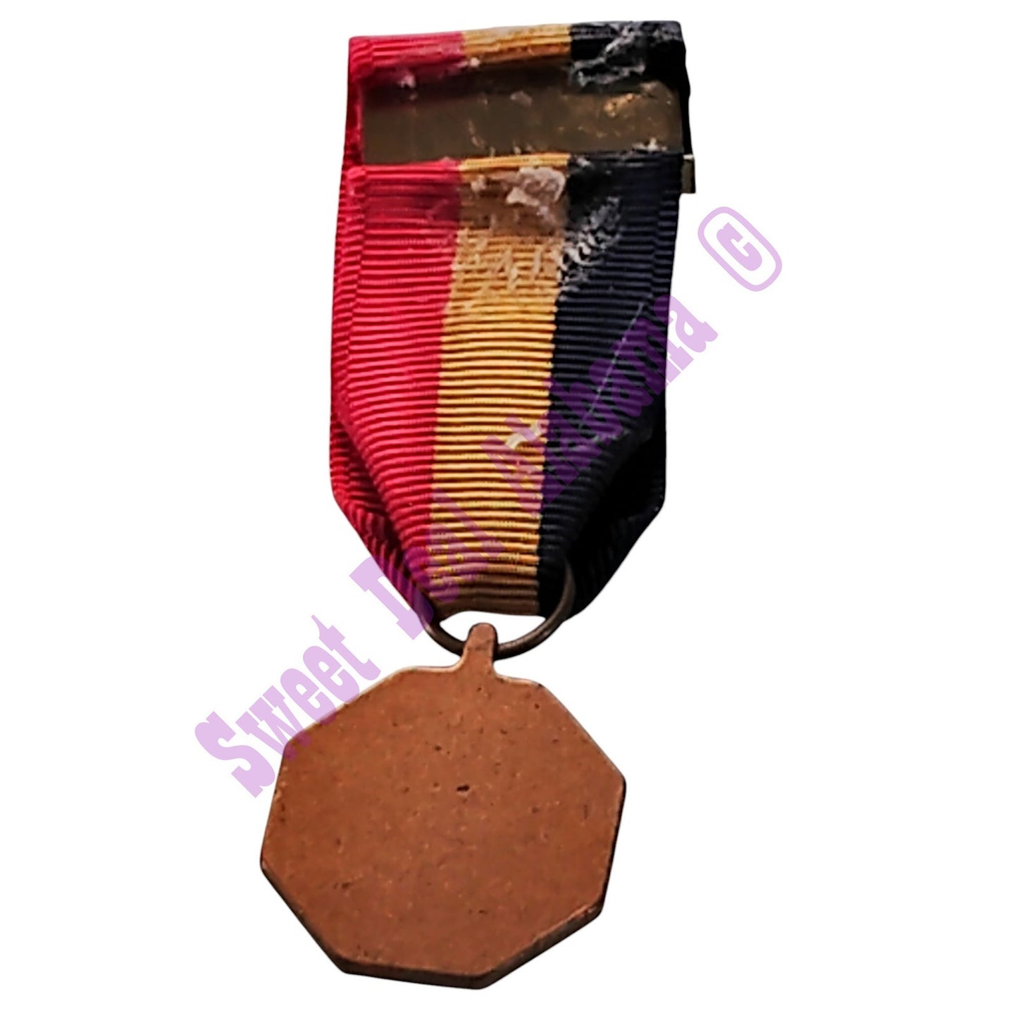 Navy and Marine Corps Mini Medal (3/4"D) Ribbon (3/4"W) Overall (2-1/4"H)