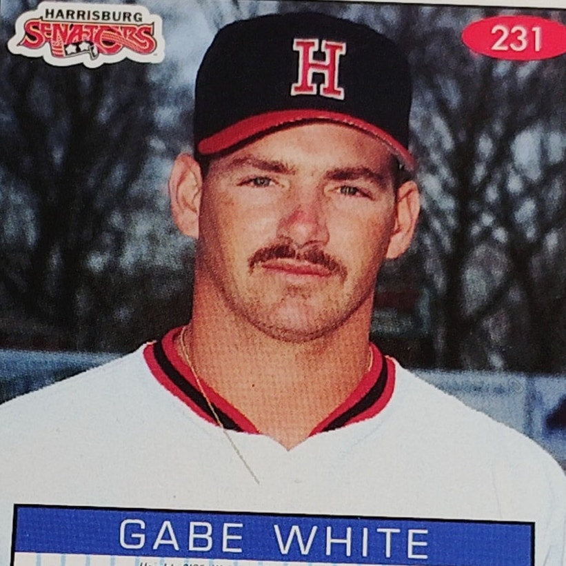 Gabe White, Harrisburg Senators, No. 231, 93-94 Fleer Excel Minor Leagues